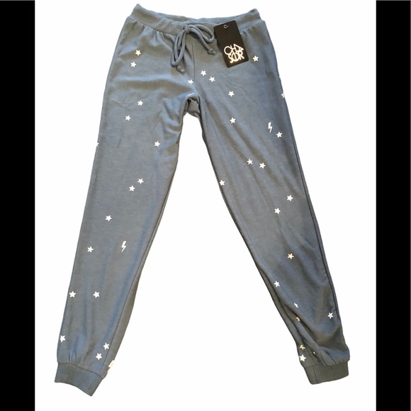 CHASER Starry Bolts Pant Joggers sz S NWT - Picture 8 of 12